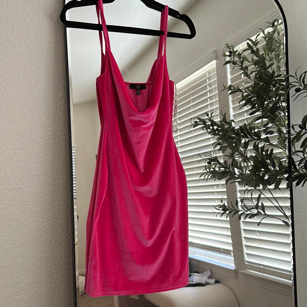 Hot Pink Velvet Barbie Short Dress! (US Size 4)